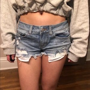 Pink brand jean shorts